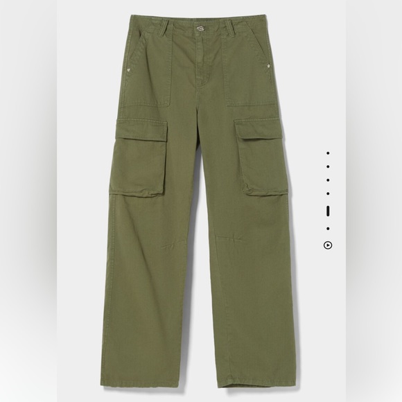 Bershka Pants & Jumpsuits Bershka Straight Fit Cargo Pants Poshmark